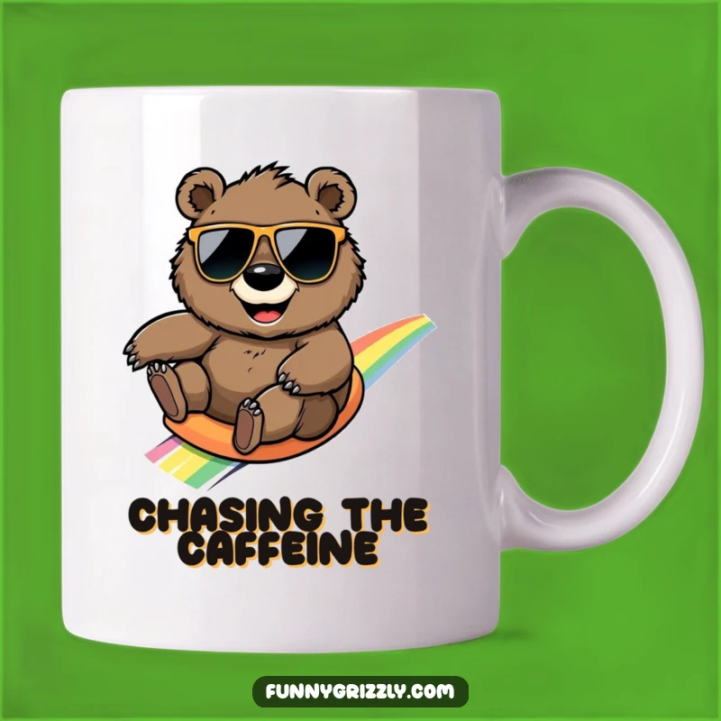 Funny Rainbow Bear Mug, Hilarious Gift for Bear Lovers and Dreamers