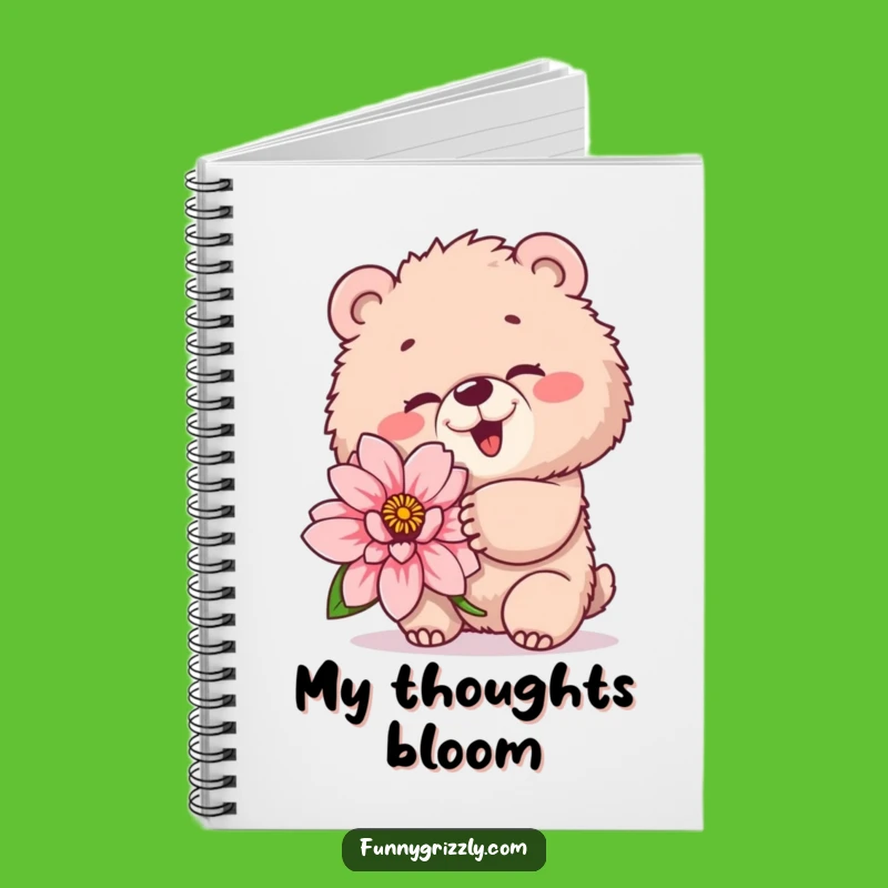 Funny Winking Bear Notebook: Jot Down Sweet Thoughts with This Playful Stationery